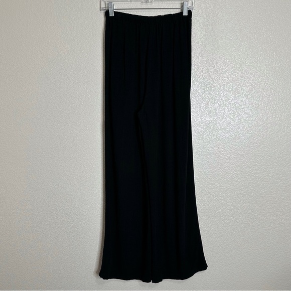 Lillusory Linen Blend Black Wide Leg Pull On Pants, Sz Small - Picture 7 of 13